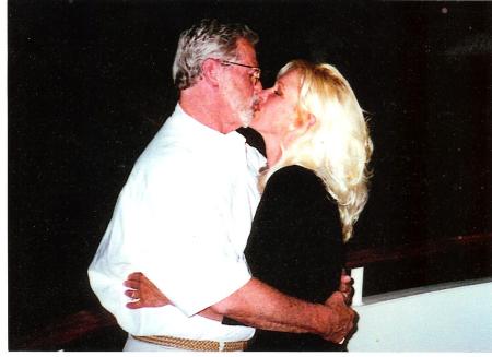 My late husband and I on a cruise