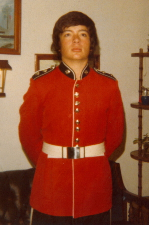 me in band uniform 1977