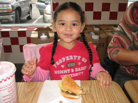 Cailee at Five Guys