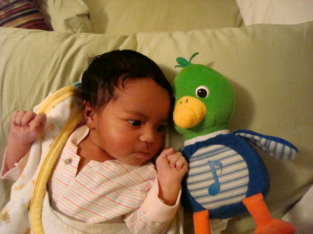 Rijeana and her friend duck