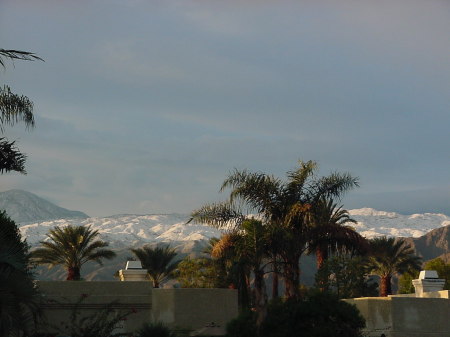 Snow in La Quinta