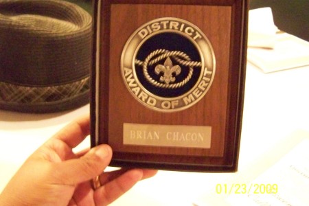 DISTRICTS HIGHEST AWARD