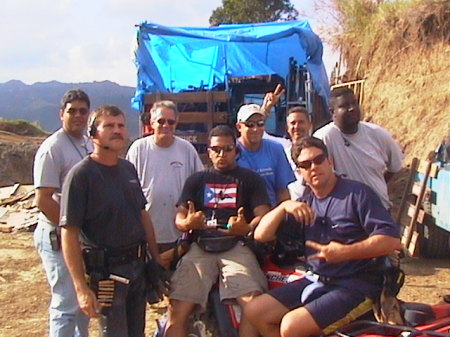 Jack with the crew of Bad Boys II