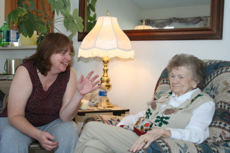 Grandma and  I  Thanksgiving Day