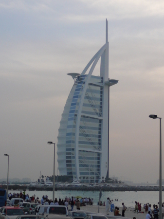 Burj Al-Arab 7-star hotel in Dubai, UAE