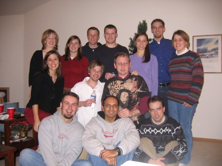 Christmas party with friends (2005)