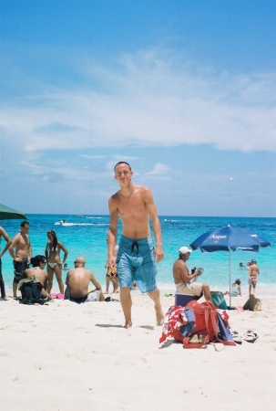 Warren in the Bahamas