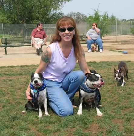 Me and my pups - July 2008
