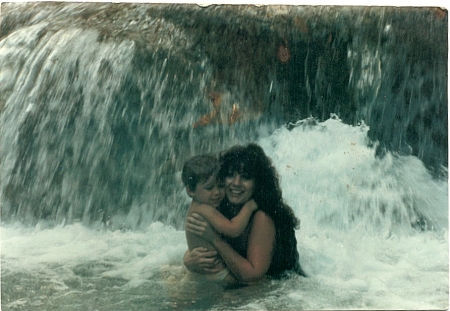 Me & Micah in Jamaica 1985