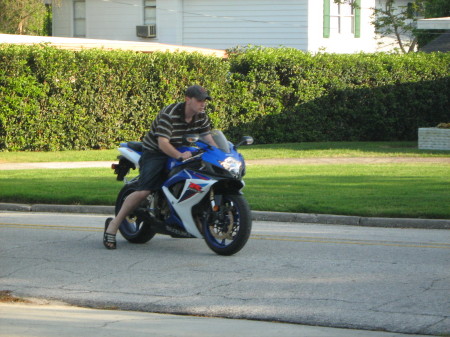 My Son Tommy on his Suzuki