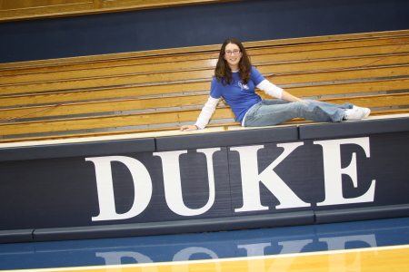 Lena at Cameron Indoor Stadium