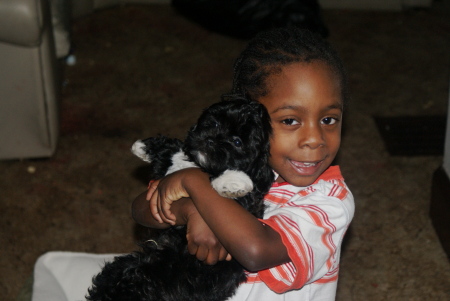 his first dog my other son