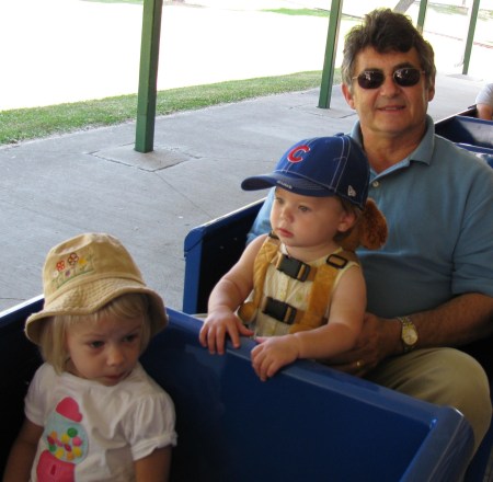 Train ride with grand daughters