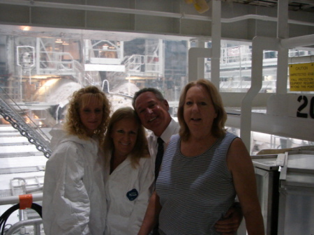 Open cargo bay on shuttle Endeavor