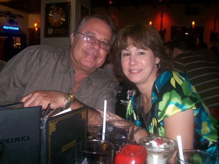 Hubby & I at The Hard Rock Cafe 2008