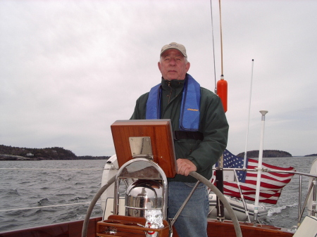 Sailing on the Alantic near Maine