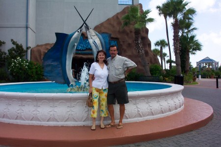 My brother with me in Kemah