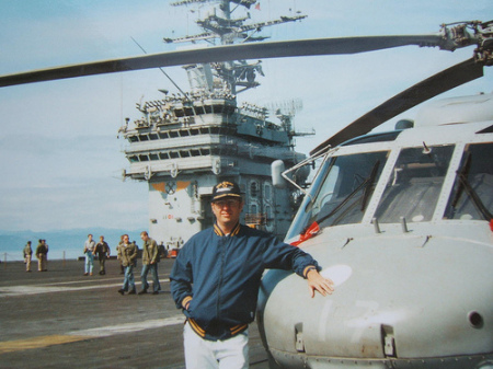 ON BOARD THE USS NIMITZ 1991 PEARL HARBOR