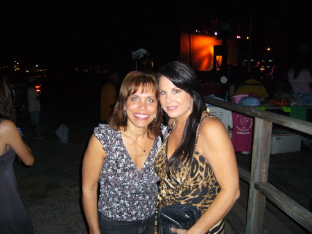 Kym and Lori at a concert GTMO, Cuba 12/08