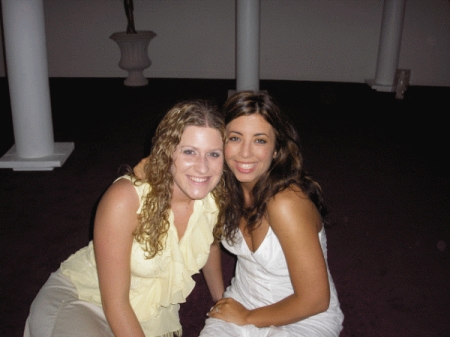 Amber and I before I became a Mrs.