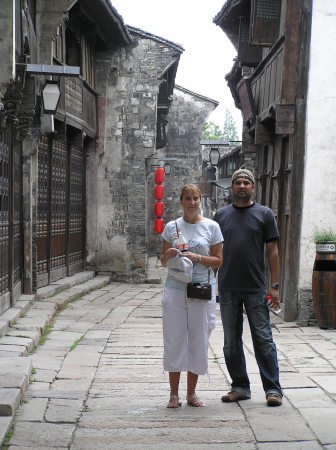 Me and a friend in Wuzhen, China (June 2007)