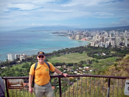 On top of Diamond Head