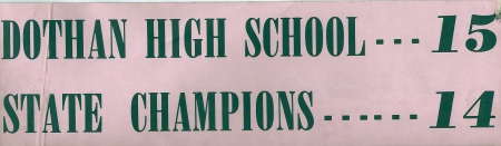 Bumper Sticker from last football game of 1979