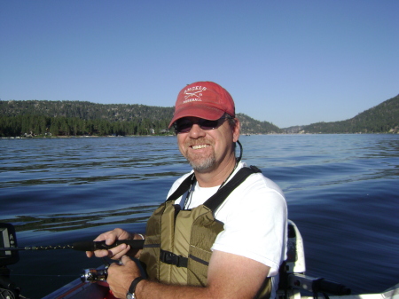 fishing Big Bear lake 08