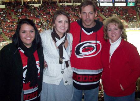 The McKissons at the Hurricanes Game