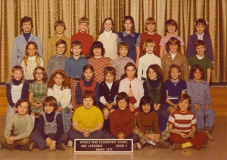 1974 - grade 4 - Mrs. Lawrence