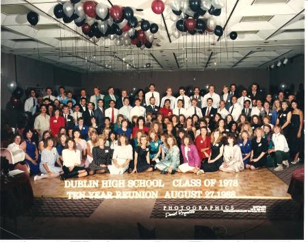 class of 1978 reunion..10 year reunion aug 1988