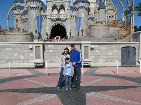 The Fam at Cinderella's Castle
