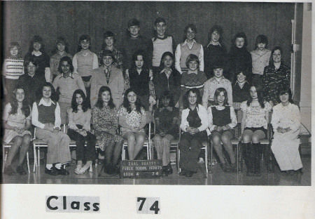 1975 grade 7 Ms pedrottis class