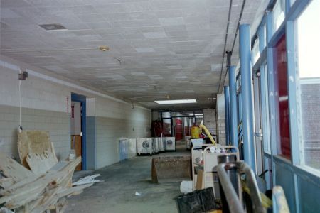 Hallway to the New Wing.