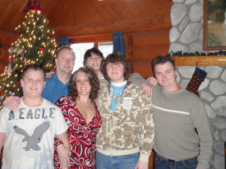 Us and the kids Christmas 2008