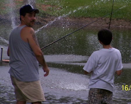 my men fishing