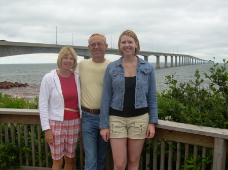 Kara with us by Bridge to PEI, 2008