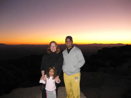 Mary, Jeet & Sarina (age 5)Tucson, AZ Jan 2009