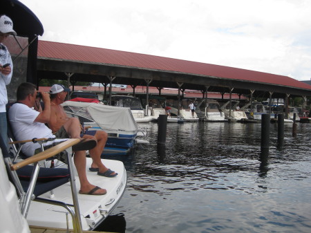 Barry, and another boater friend John templema