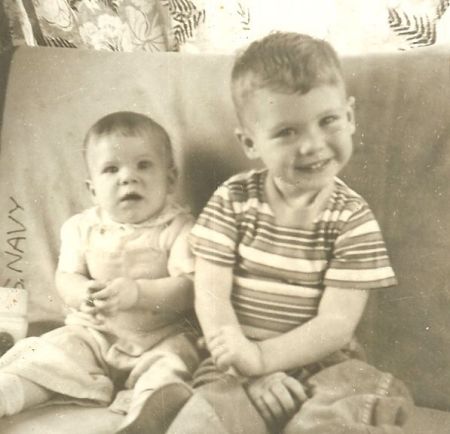 My brother Jerry and me 1960