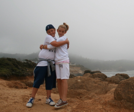 Molly and Nick, my Nephew - Oregon Coast