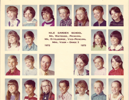 Nile Garden School - 3rd Grade Class Picture