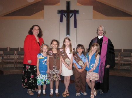 Girl Scout Sunday at New Hope PC