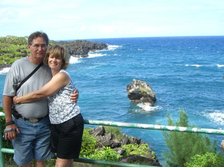 My Wife Lynne and myself on Maui