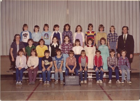 Mrs. Eyman's 5th Grade Class 1981-1982