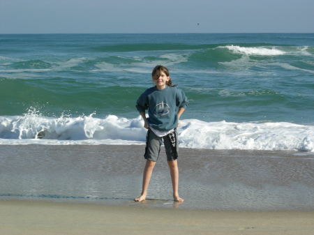 Taylor at the Beach