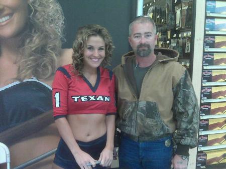 Texans Cheerleader and ME!