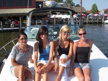 Some Friends and me on my boat