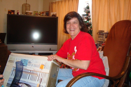 Christmas Morning I opening gifts! Dec. 2008!