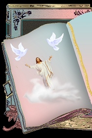 Jesus & Two White Doves